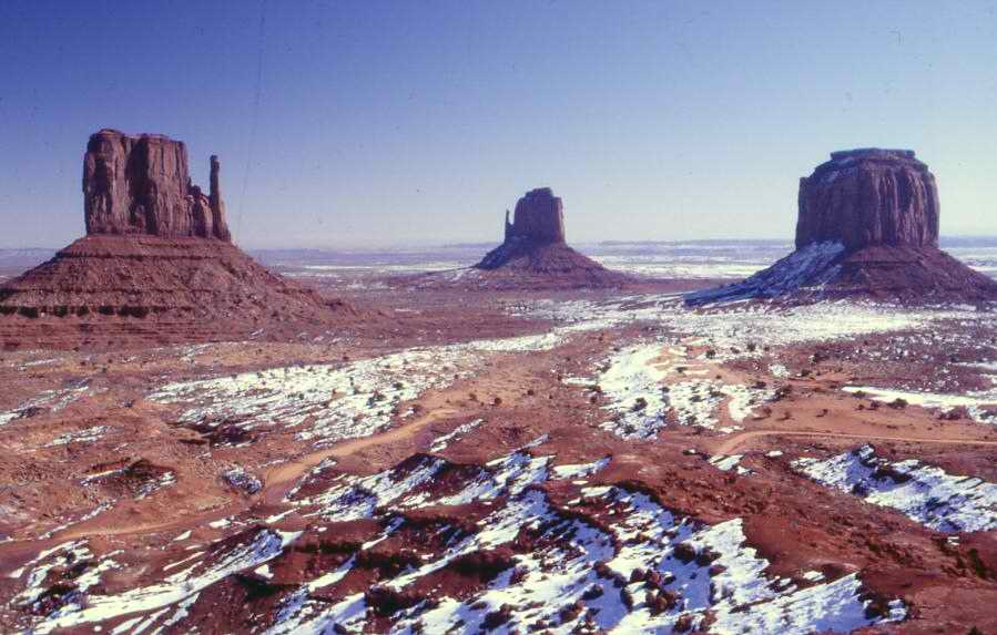 Monument Valley en hiver 1988